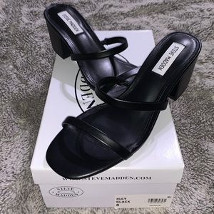 The Issy sandal Steve Madden in Black,BRAND NEW!
